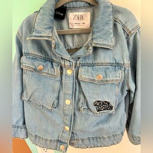 Zara Kids Disney Denim Jacket
